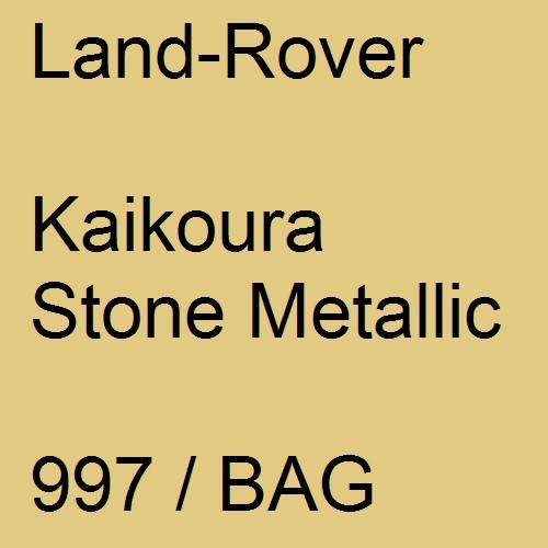 Land-Rover, Kaikoura Stone Metallic, 997 / BAG.